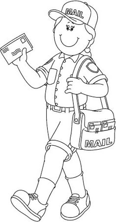 10 pics of mailman community helper coloring pages community coloring home pages - Community Helpers Coloring Pages 10 pics of mailman community helper coloring pages community coloring home pages - Community Helpers Coloring Pages