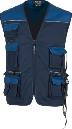iYoung Chaleco De Seguridad Reflectante Malla Alta Visibilidad Ropa De Trabajo Gerente Ejecutivo Chaqueta De Chaleco Cremallera Brace Seguridad Tel/éfono M/óvil Titular De ID De Bolsillo M