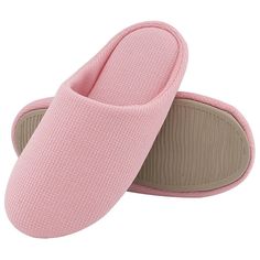 Closed-Back Indoor House Shoes Comfortable Soft Autumn and Winter Solid Color Plush House Slippers M 38-39 Cotton Slippers for Women