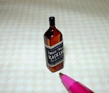 Miniature Vintage Whiskey Bottles Set #3 DOLLHOUSE Miniatures 1:12 Scale 4