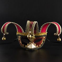 FESTIVE SEQUINED /"COURT JESTER/" STYLE UNISEX FACE MASK JEWELS STREAMERS LACE