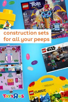 Kids Construction Toys,Mini Engineering Toys Playset for Boys Girls 6 Pcs Construction Vehicles Trucks /& 10 Traffic Sign for Easter Egg Basket Stuffers Kids Toddlers