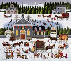 christmas artist paintings