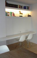 houten werkplek in woonkamer naar raam in noordmuur | Werkplek ... houten werkplek in woonkamer naar raam in noordmuur | Werkplek ...