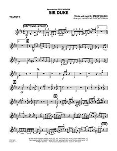 nature boy trumpet bb musescore jazz pinterest trumpets sir duke lead sheet