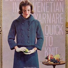 \u2018Smart Hand Knit Fashions\u2019 Dresses Coats Suits Knitting Patterns Booklet Vintage 1963