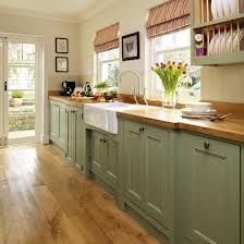 44 Best Green Kitchen Cabinets Images Diy Ideas For Home Love The Green Cabinets And Sink But Would A Darker Butcher Block Countertop For