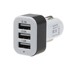 Coromose Car Universal 12V 24V To 5V 3Port USB Charger Adapter For Smartphone GPS