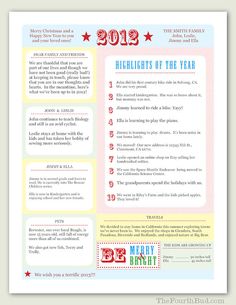 46 best annual christmas letter images on pinterest christmas