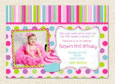 11 Best 1st Birthday Invites Images Birthday Ideas Cupcake First