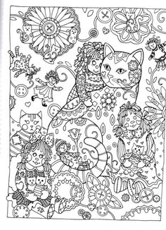 Creative Haven Cats Dover Publications Coloring