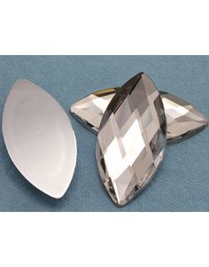 32mm Crystal H102 Flat Back Round Acrylic Jewels Pro Grade Individually Wrapped 6 Pieces