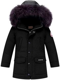 Crazycatz@School Boy Parka Down Coat Hooded Down Coat