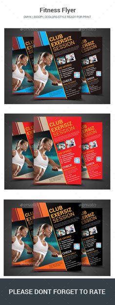 Gym Flyer Template Pinterest Flyer template, Gym and Template - fitness brochure template Gym Flyer Template Pinterest Flyer template, Gym and Template - fitness brochure template