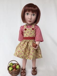 ORANGE tights for 16/" Sasha or A Girl for All Time Doll