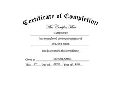 certificate of completion free templates clip art wording geographics