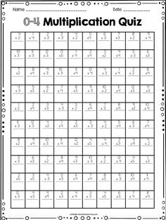 free math printable blank multiplication chart math multiplication facts for upper elementary students multiplication timed test multiplication facts worksheets multiplication questions