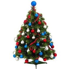 the best red white and blue artificial christmas trees and decorations for 2012 it is - Blue And Red Decorated Christmas Tree the best red white and blue artificial christmas trees and decorations for 2012 it is - Blue And Red Decorated Christmas Tree