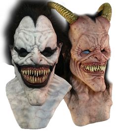 Off the Wall Toys Holiday Christmas Krampus Mask Black Gold