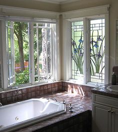 Decorative Windows Exceptional And Views Pinterest Stained Gl Windows By The Bathtub