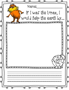 003 The Lorax Activities Language Arts The lorax, Earth 003 The Lorax Activities Language Arts The lorax, Earth