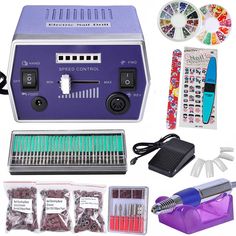 Best Chance for iMeshbean 30,000 RPM Electric Nail Drill Kit Machine File Bits Manicure Art w/ 150x Sanding Bands, 30x Nail Drill Bits, BlueiMeshbean 30,000 RPM Electric Nail Drill Kit Machine File Bits Manicure Art w/ 150x Sanding Bands, 30x Nail Drill Bits, Blue - The products we sell are atmosphere products and air is guaranteed. We guarantee our goods are authentic. next a wide unusual of colors and sizes we wish you locate one that suits your taste.In addition, to utility transactions we ta Best Nail Drill, Nail Drill Machine, Retail Box, Manicure, Bands, Electric, Kit, Colors, Blue
