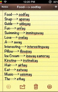 learn how to speak pig latin