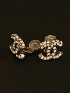 75 Best Vintage Chanel Images On Pinterest Jewelry Coco Vintage Chanel Double C Crystal Earrings Available At London Jewelers Jewelry