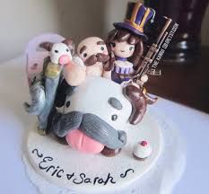 Custom League of Legends and Palladins Inspired Gaming Couple Wedding Cake Topper Ashe
