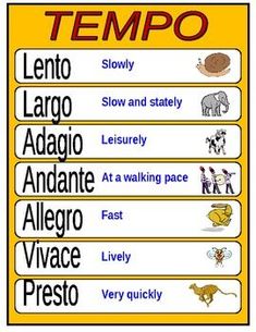 45 best music education teaching expression tempo periodic chart song