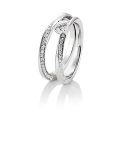 Breuning Ringset Weissgold Heiraten Mit Braut De Ring Set Hochzeit Accessoires Ring Verlobung