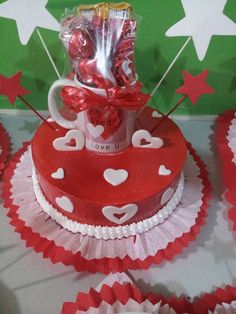 bizcocho para san valentín