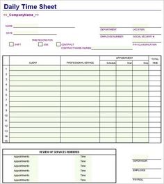 timesheet spreadsheet template