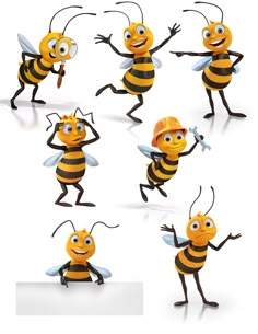 3D illustrations of bee characters for simple site Рисунки Пчел, Искусство Для Детей, Иллюстрации С Пчелами, Создание Иллюстраций, Концепция Персонажа, Дизайн Персонажей, Концептуальное Искусство, Животные, Пчелинное Искусство