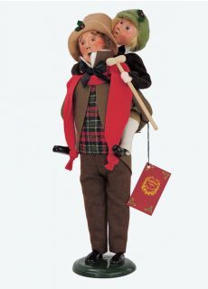 Byers Choice Scrooge Caroler Figurine 201 from The A Christmas Carol Collection