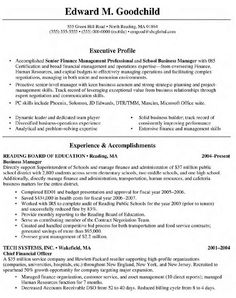 sample business management resumes
