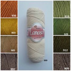 300m 51/% acrylic LANOSO Bonito Yarn 49/% wool 100g