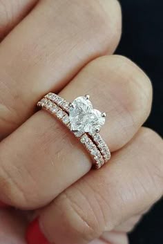 22 Best Heart Wedding Rings Images Wedding Rings Heart