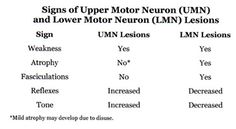 upper motor neuron lesion