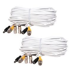 150feet Security Camera Surveillance DVR Video Power Cable with Power Supply CWC