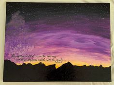 Items Similar To Psalm Painting Christian Wall Art Scritpture Purple Sunrise Inspirational Bible Quote On Etsy Items Similar To Psalm Painting Christian Wall Art Scritpture Purple Sunrise Inspirational Bible Quote On Etsy