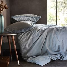 Taie d/'Oreiller Coussin Housse Coussin 50x50 d/'ornement bleu de travail manuel