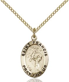 Gold Plate Heavy Curb Chain Patron Saint 2 x 1 5//8 14kt Gold Filled Cursillio Cross Pendant