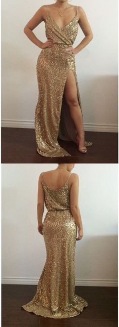 Sequin Bridesmaid Dresses Long Mismatched Y Sparkly Gold Sequins Prom Dress 2017 Long With Y Evening Party