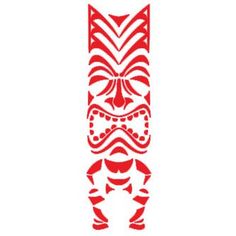 Island Tribal Tiki Hawaii Style C vinyl sticker decal U Choose Size /& Color