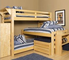 22 Best Kids Furniture Images On Pinterest Child Room S Childrens Beds Kids Toys Triple Bunk Bed Plans 2017