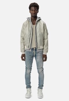 Thumper Jacket Type Ii Masa Indigo John Elliott Types Of Jackets Jackets Leather Outerwear
