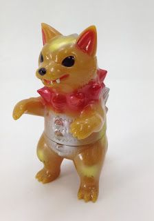 Konatsuya SHIBARA Ice Pop Orange Dog Sofubi Sofvi Cute Figure Konatsu Negora
