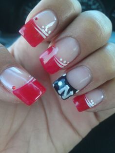 Nebraska Husker Toenail Design Nail Designs Pinterest Husker Nails All Day Baby