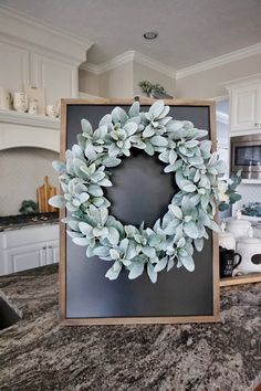Uptown Styling: Front Door Wreath with Wreath Door Hanger White Handmade Succulent Greenery for All Seasons Farmhouse Decor w Wreath Storage Container Christmas Eucalyptus Wreath Green 18 Inch